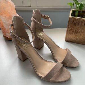 Vince Camuto Beah Block Heel Ankle Strap Sandal